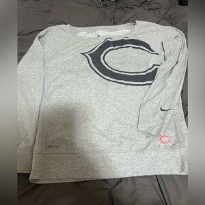 Nike DriFit Off the Shoulder Chicago Bears shirt